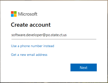 Microsoft login image