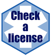 link to eLicense to look up a license