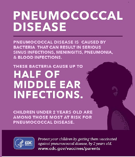 CDC poster describing pneumococcal disease