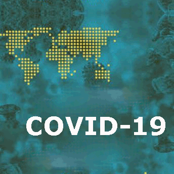 COVID-19 global icon.