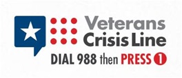 Veterans Crisis Line 988 graphic