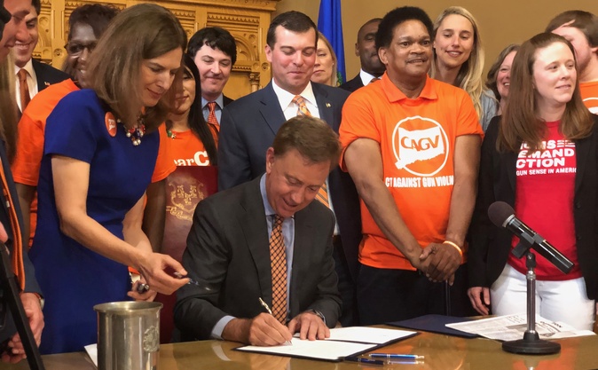 Governor Lamont signs gun violence prevention bills