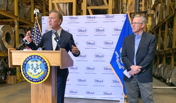 Governor Lamont and Colin Cooper