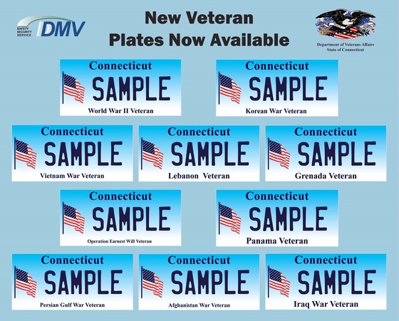 New Veteran License Plates Now Available