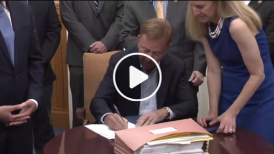 Video of Governor Lamont bill signing ceremony
