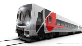 External rendering of new rail car