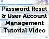 Password Reset and User Account Management Tutorial Video Thumbnail