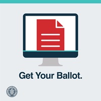 Computer image and text: Get your ballot