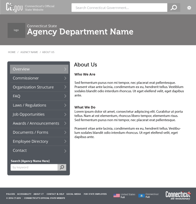 Agency About Us Template