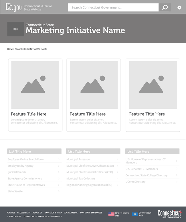Agency Marketing Page Template