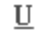 Underline Font icon