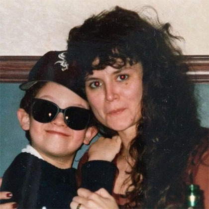 Jonathan Lopez with parent