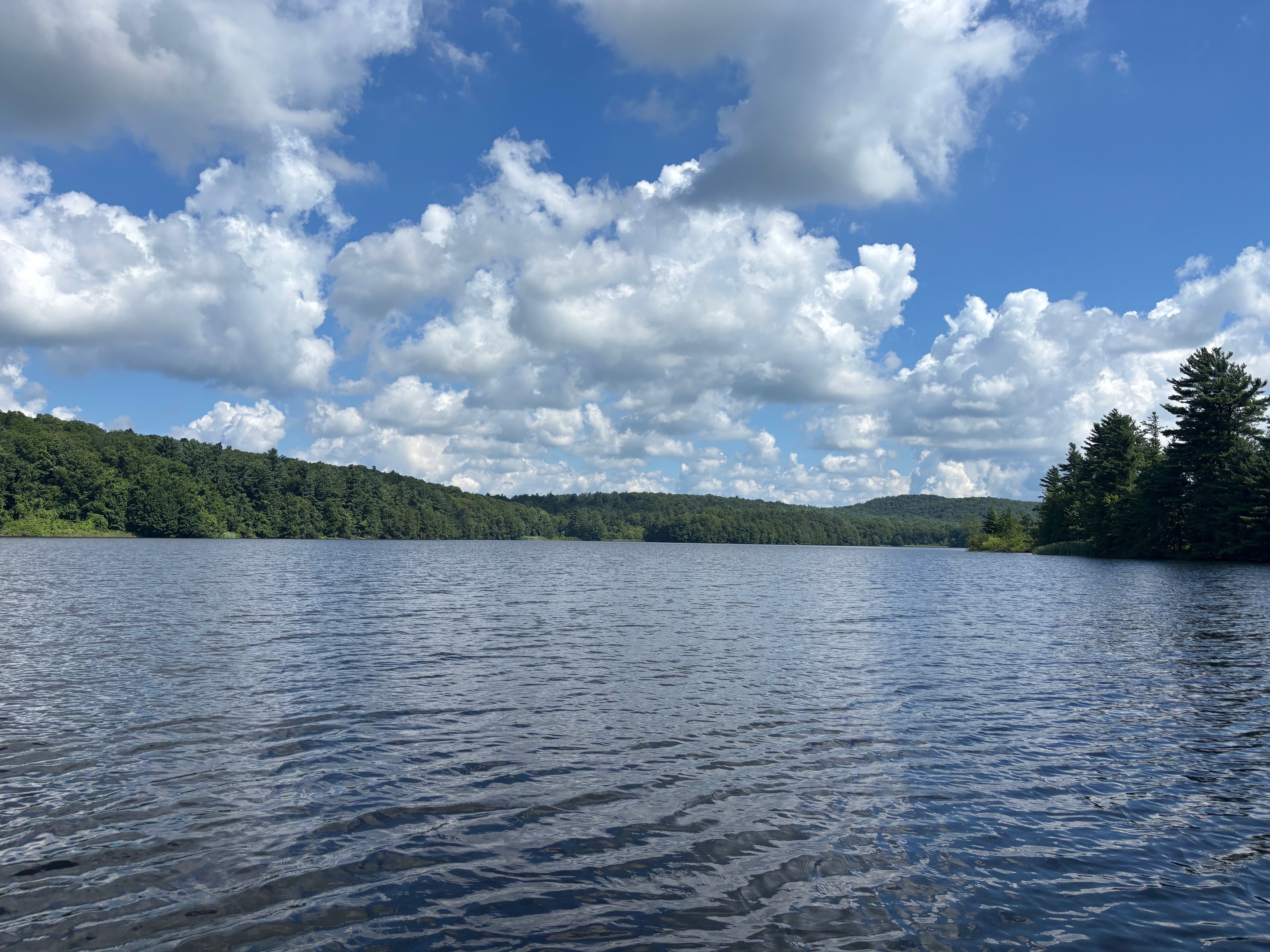Photo taken of Bethany Lake in July 2025.