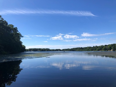 Landscape photo of Cedar Lake.