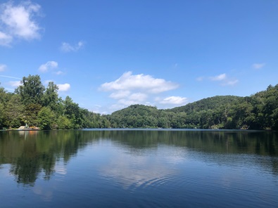 Landscape photo of Green Pond in Sherman taken in August 2022