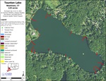 2022 survey map of Taunton Lake