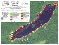 CAES IAPP 2019 survey map of Uncas Lake
