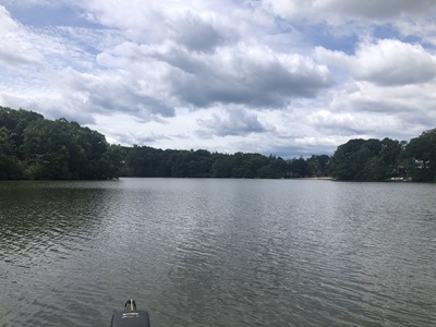 Photo of Lake Waubeeka in 2022.