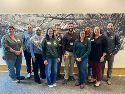 DEEP Team at CT Trail Symposium Photo of DEEP staff at the CT Trail Symposium
