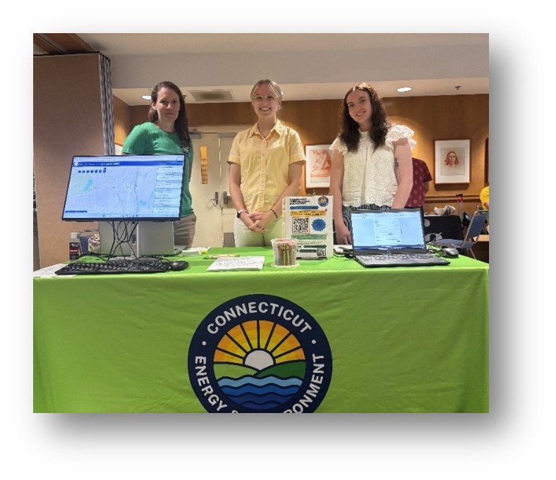 Photo of DEEP employees at a booth