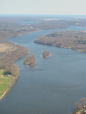 Connecticut River aerial image