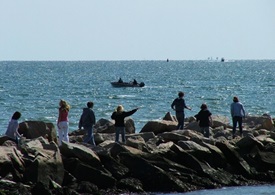 Multiple users of Long Island Sound