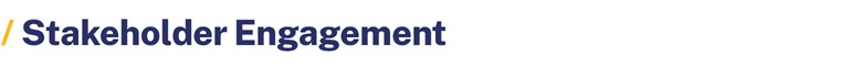 Header Stakeholder Engagement