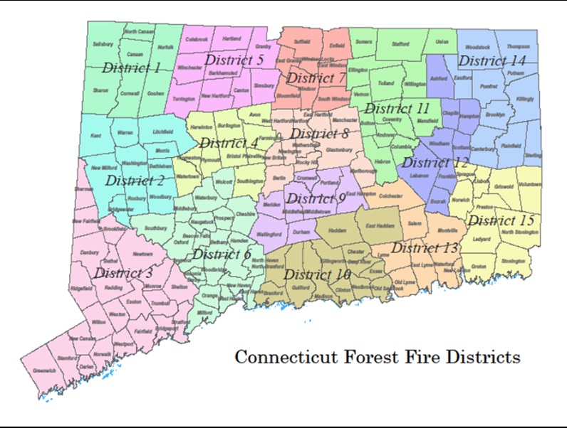 District Fire Warden Map