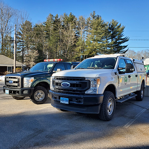Vehicles used for fighting wild fires.