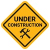 Orange and Black Under Construction Sign