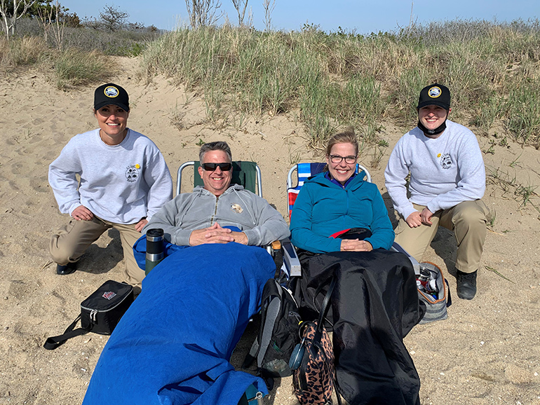 EnCon Rangers on Beach