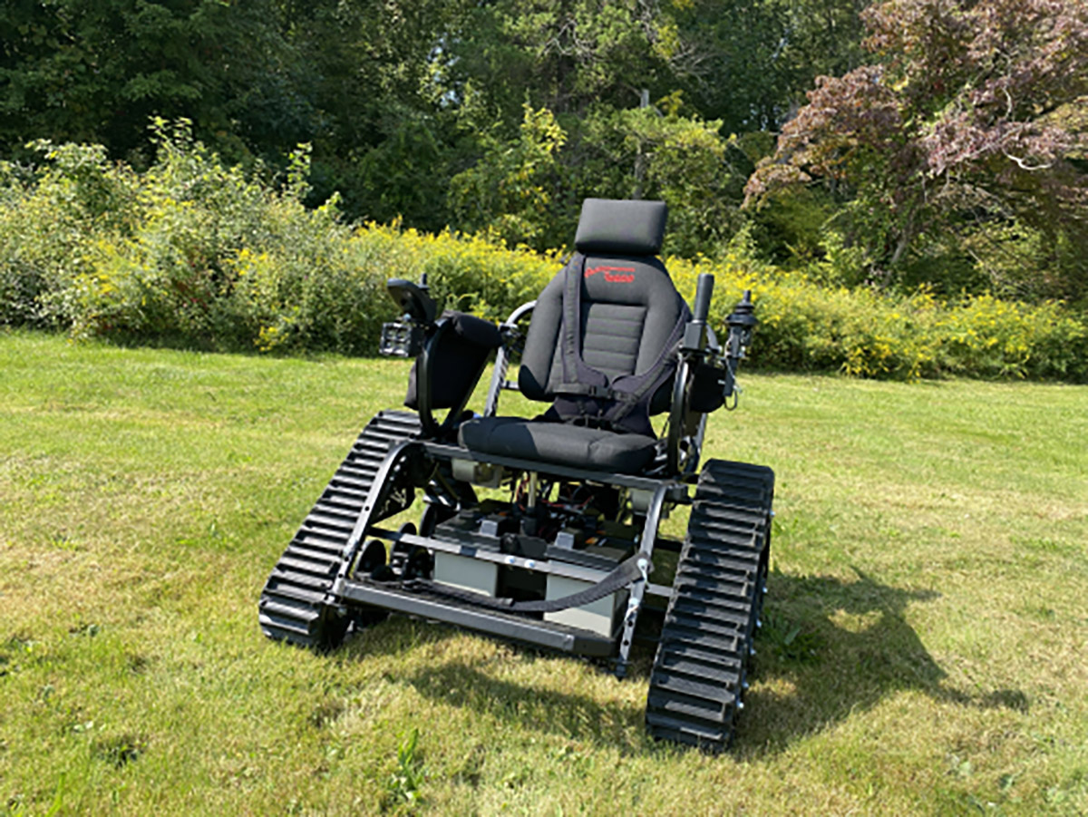 ATW Track Chair - Users will need to reserve an all-terrain chair, watch an instructional video, and sign a waiver.