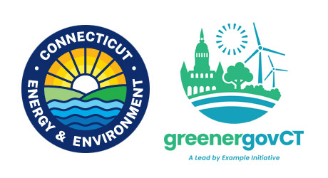 DEEP, GreenerGov CT logos