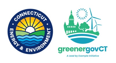 DEEP, GreenerGov CT logos