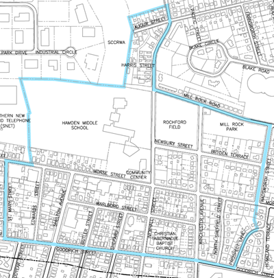Map of Newhall neighborhood addressed under the consent order