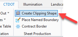 Create Clipping Shape - Custom CTDOT Tool