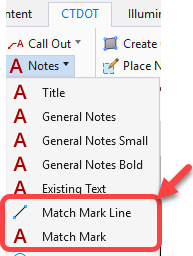Place Match Mark - Custom CTDOT Tool