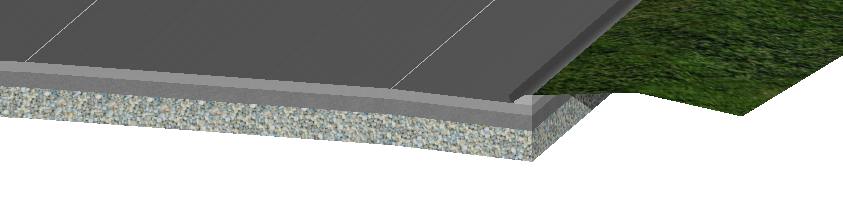 3D Vendered Roadway Section - Screen Shot