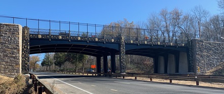 Lake Avenue bridge over the Merritt Parkway in Greenwich - After Construction Picture 2