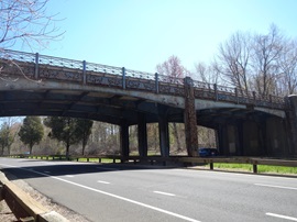Lake Avenue bridge over the Merritt Parkway in Greenwich - Before Construction Picture 2
