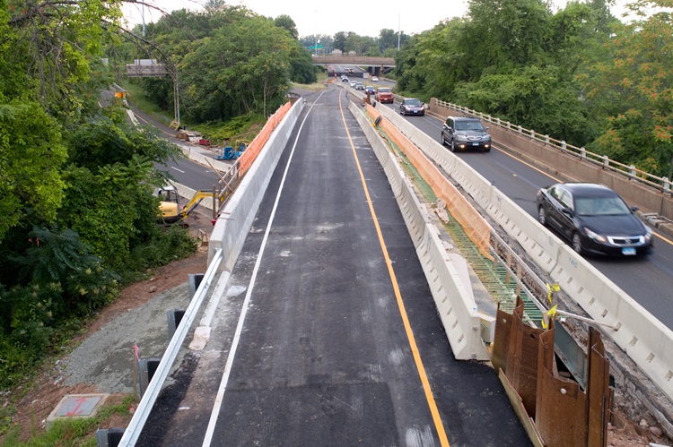 East Hartford Bridge 02369 8-8-18, Phase 1 completion