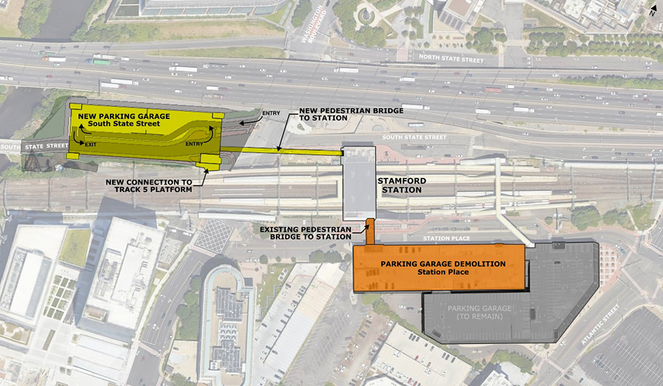 Stamford Parking Garage and STC Demolition Projects Landing Page Graphic