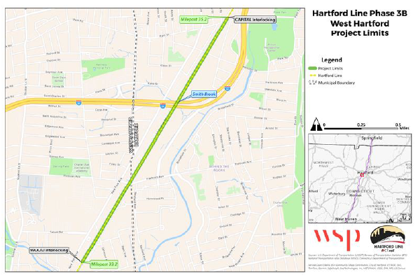 Phase 3B Double Track in West Hartford and Hartford