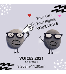 Flyer for VOICES 2021