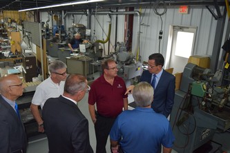 Governor Malloy at Sikorsky Aircraft