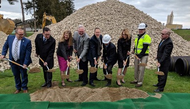 Groton water groundbreaking