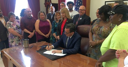 Governor Malloy bill signing ceremony
