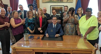 Governor Malloy bill signing ceremony