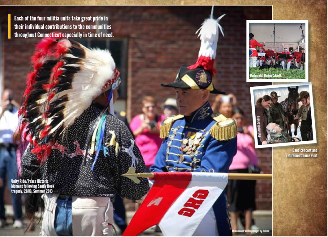 Horse Guard with Native Americans