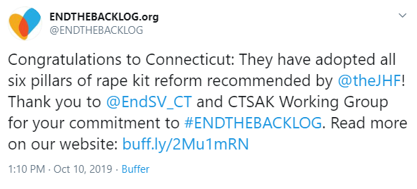 Tweet from ENDTHEBACKLOG